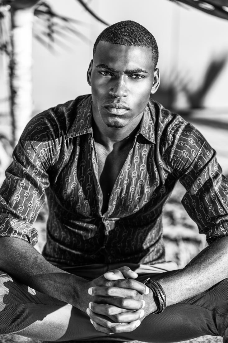 Bekanntes schwarzes Männermodel fotografiert von Daniel Waschnig aus Klagenfurt, Kärnten, Österreich