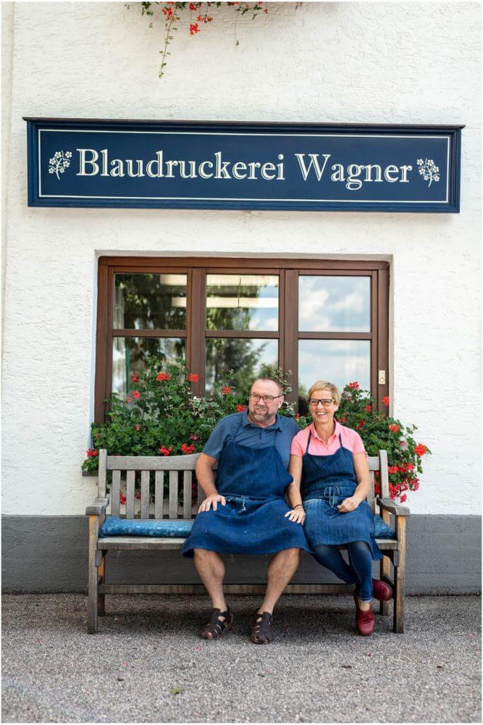Werbefotos der Blaudruckerei Wagner aus dem Mühlviertel