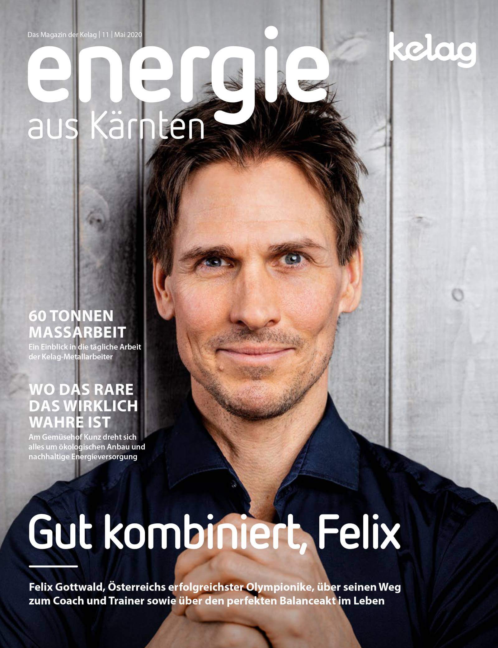 Cover Foto von Felix Gottwald für das Magazin Energie aus Kärnten